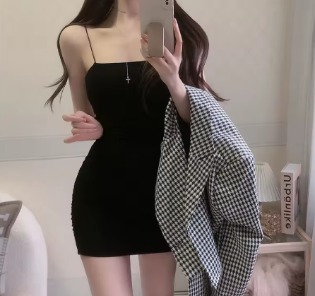 미니 숏 드레스